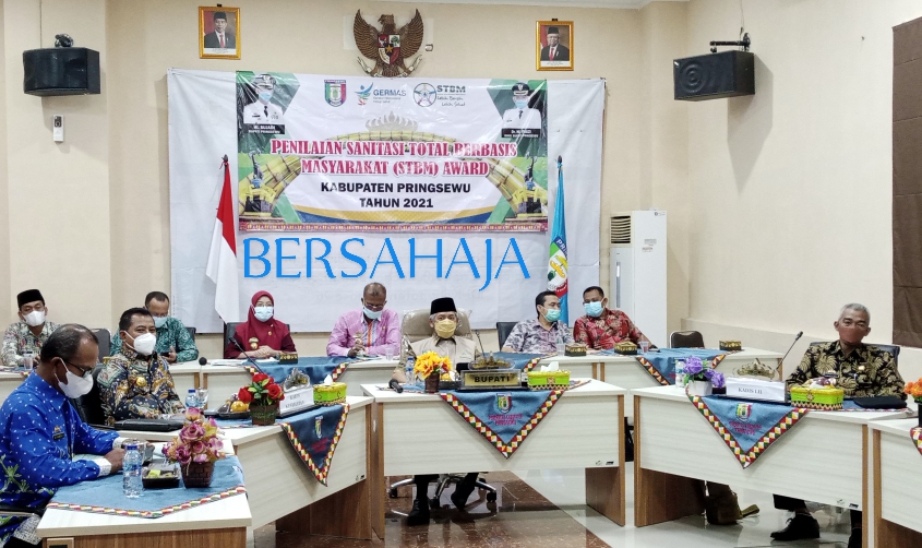 Pringsewu Ikuti Penilaian STBM Award 2021