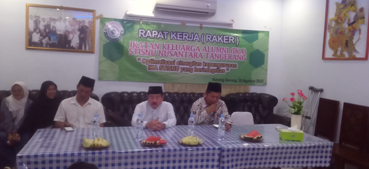 IKATAN KELUARGA ALUMNI STISNU KOTA TANGERANG ADAKAN RAKER