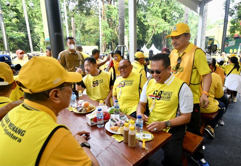 HUT Partai Golkar Ke 58 Di Stadion Benteng Wakil Walikota H.Sachrudin Ketua DPD Kota Tangerang