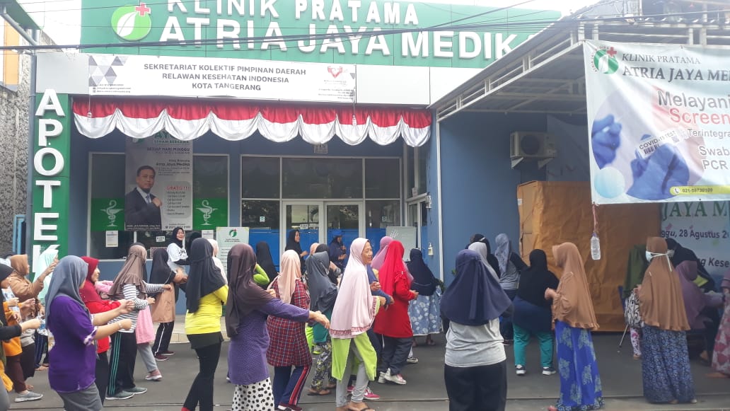 Klinik Pratama Atria Jaya Medika Adakan Kegiatan Rutin Senam Sehat & Bugar