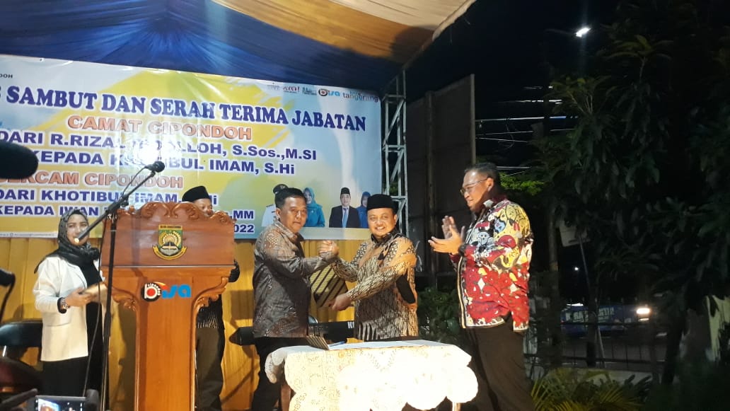 LEPAS SAMBUT DAN SERAH TERIMA JABATAN CAMAT CIPONDOH DAN SEKCAM CIPONDOH