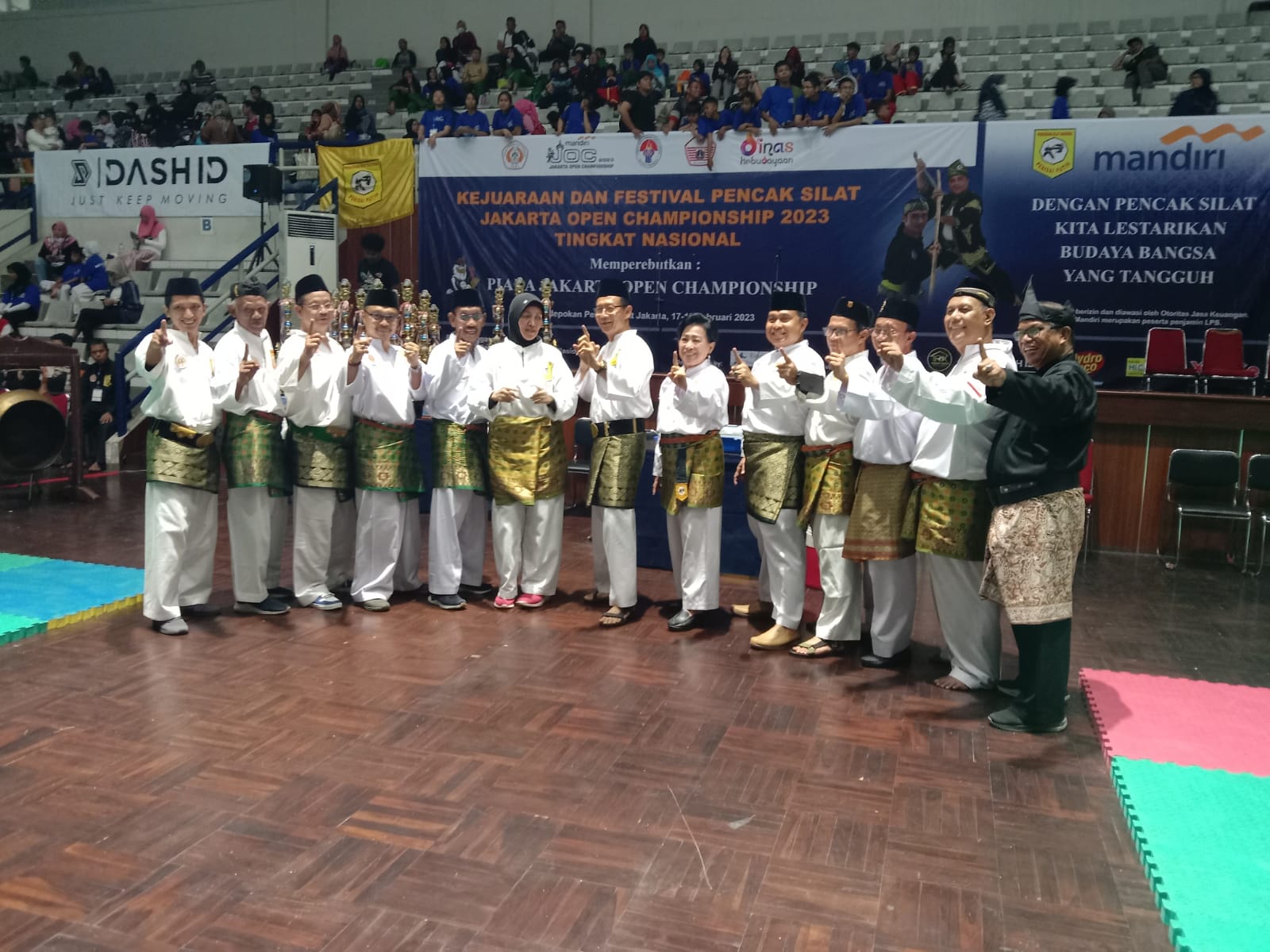 Kejuaraan Pencak Silat Jakarta Open Championship 2023 Yang Diselenggarakan oleh Pengda PSN Perisai Putih DKI Jakarta.