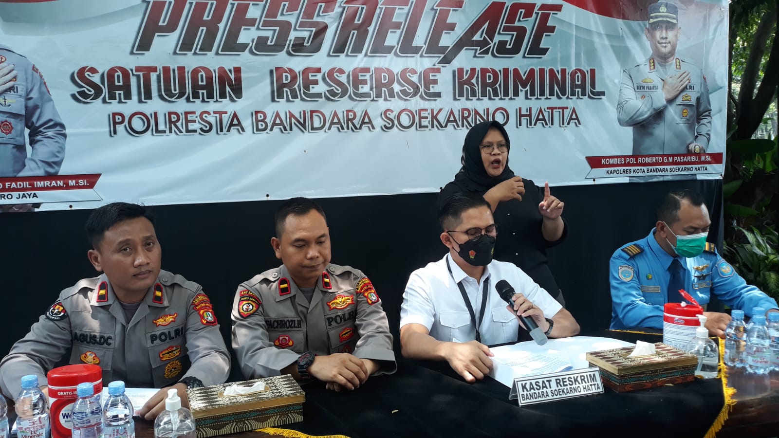 PELAKU PENCURIAN DENGAN KEKERASAN BERHASIL DITANGKAP POLRESTA BANDARA SOETTA