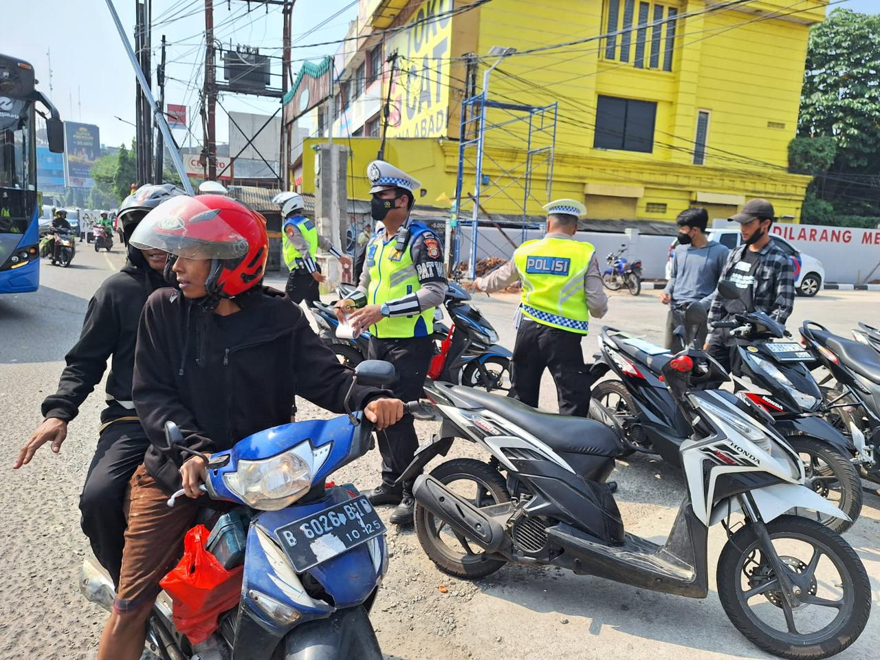 Satlantas Polres Tangerang Selatan Gelar Razia Ops Patuh Jaya Gabungan