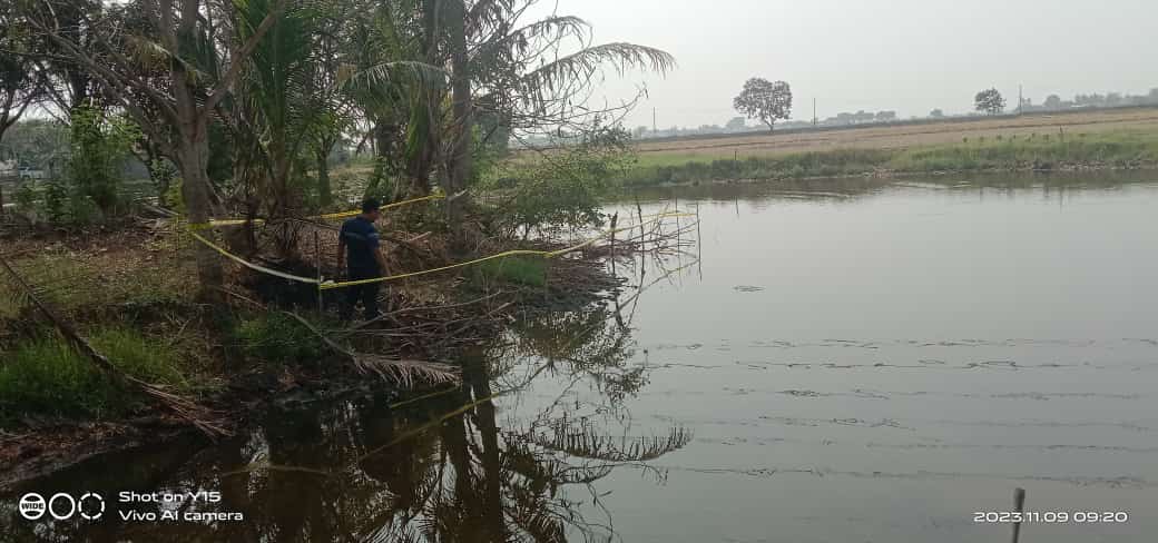 Gemparr !!! Ditemukan Jasad Waria Dengan Kondisi Terbakar di Mauk Tangerang