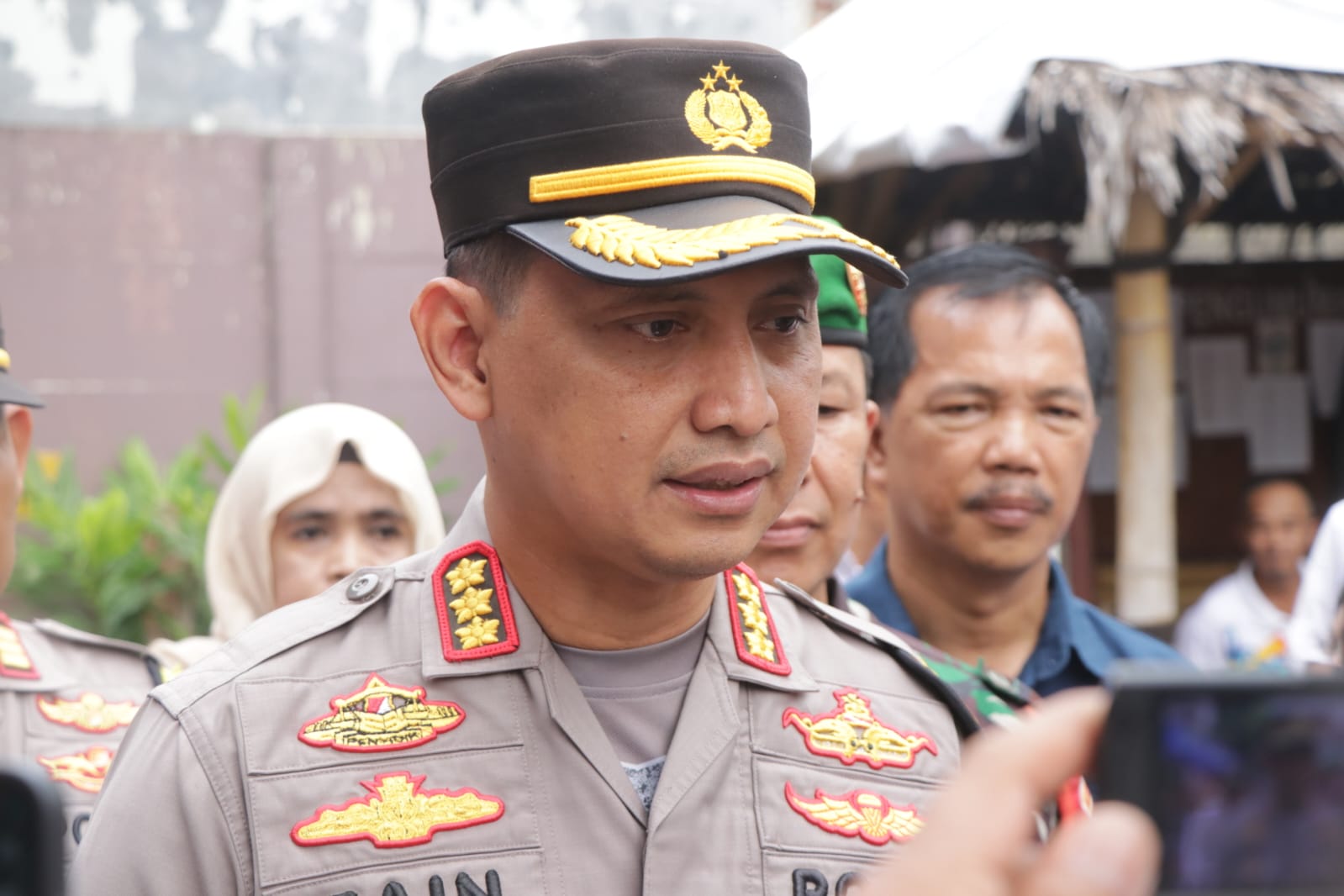 Kapolres Pastikan Kawal Pemilu Susulan di Kecamatan Larangan Aman dan Lancar