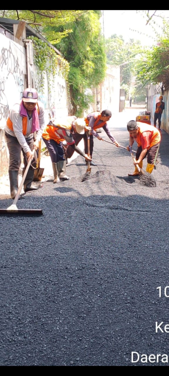 Pemeliharaan Jalan Lingkungan Gg Putih Melati Ke H.Jian Rampung