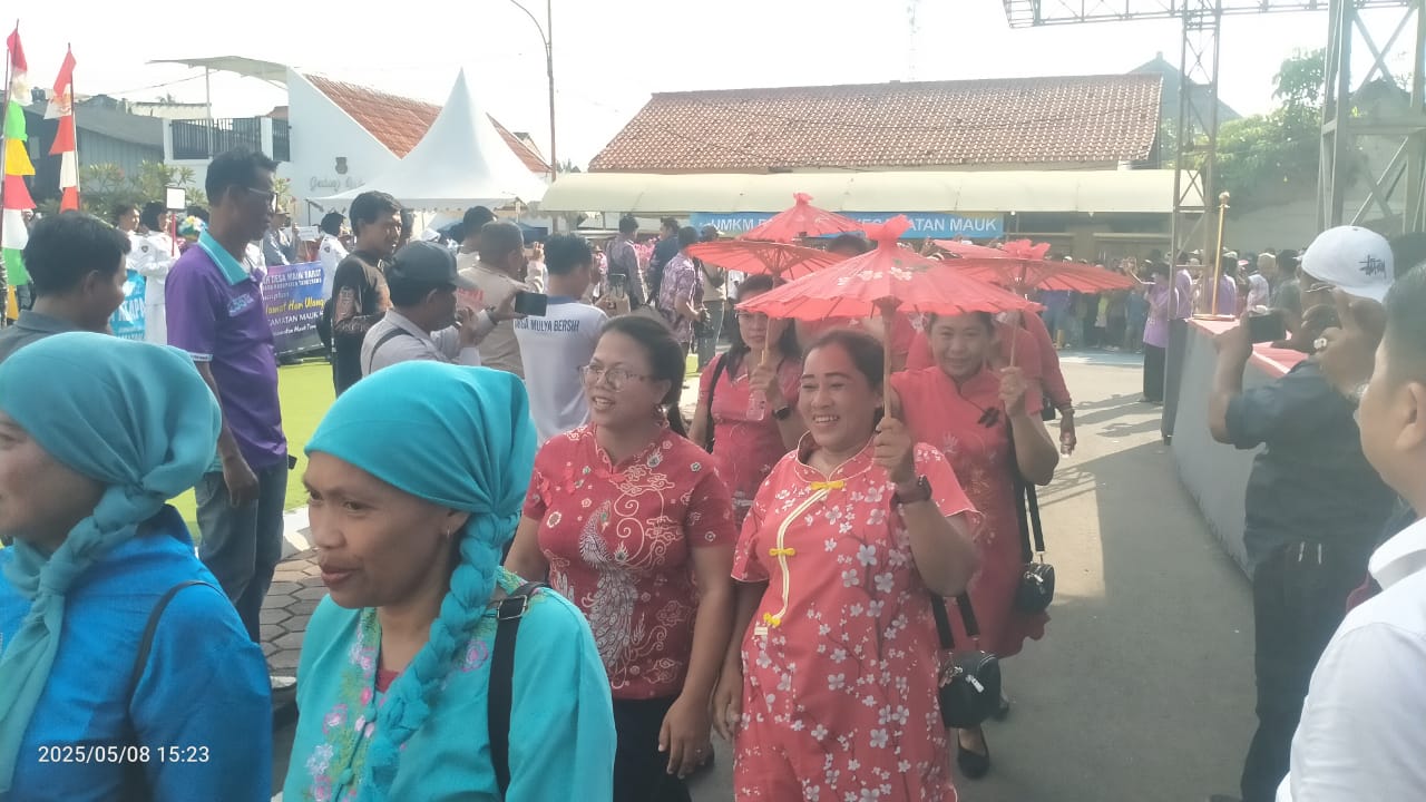 Desa Margamulya Meriahkan Karnaval Peringati HUT Kecamatan Mauk Ke-155