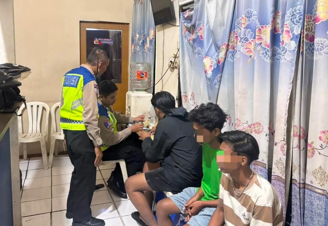 TIM JOGOBOYO AMANKAN REMAJA YANG HENDAK BALAP LIAR, SATU ORANG BAWA PIL LL