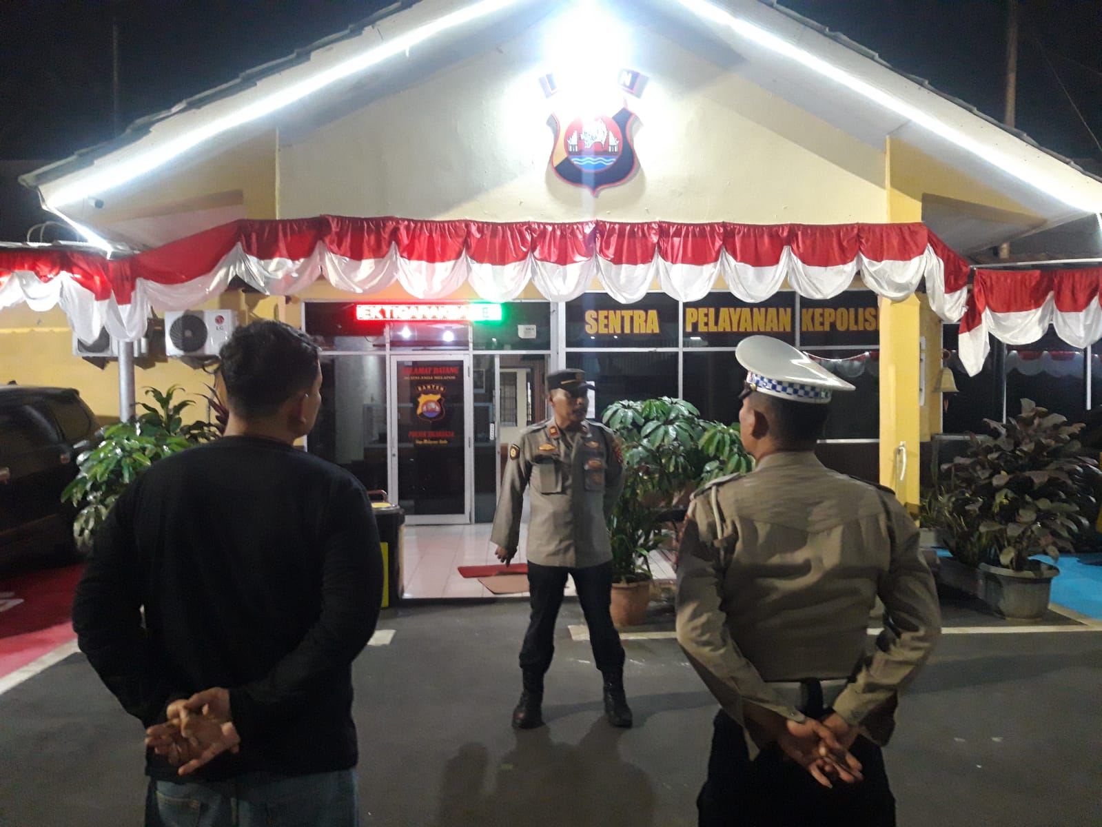 Polsek Tigaraksa Gelar Apel Cipkon Malam, Lanjutkan Patroli Mobile Antisipasi Guankamtibmas