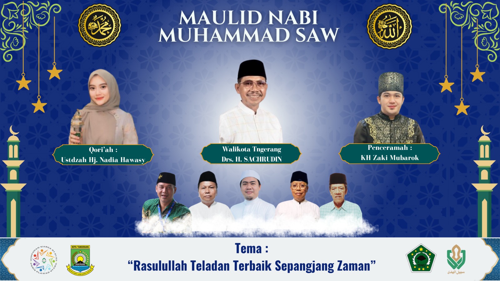MEMPERINGATI MAULID NABI MUHAMAD SAW DI TEMPAT H. SURADI, SH