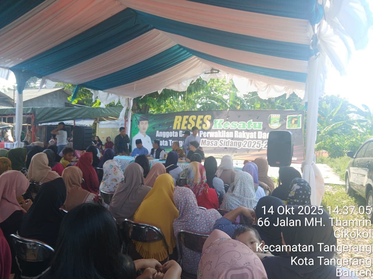 Anggota DPRD Kota Tangerang dari PPP Gelar Reses di Cikokol, Serap Aspirasi Warga untuk 2025–2026
