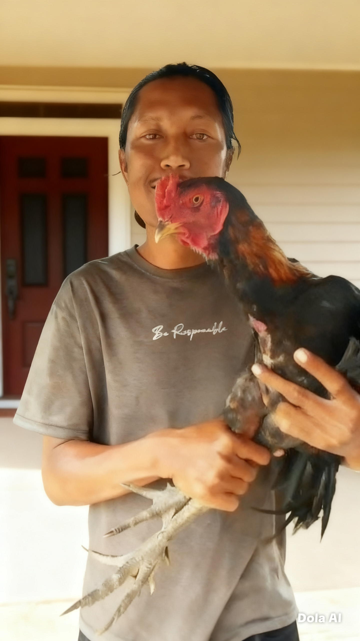 Sambut Tahun Baru 2026 Alan Sutaryan Bagi-bagi Ayam Kampung Ke Warga Cengklong