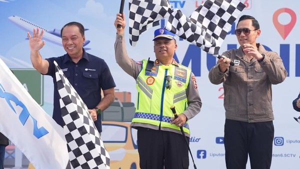 KAKORLANTAS LEPAS TIM MUDIK MEDIA, OPERASI KETUPAT 2026 SIAP AMANKAN ARUS MUDIK LEBARAN
