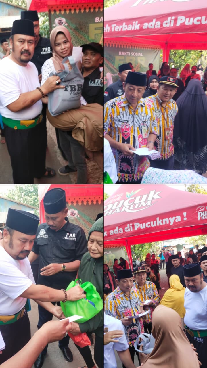 FBR Jakarta Barat Berikan Santunan 3000 Paket Sembako & 3000 Amplop Yatim Dan Lansia