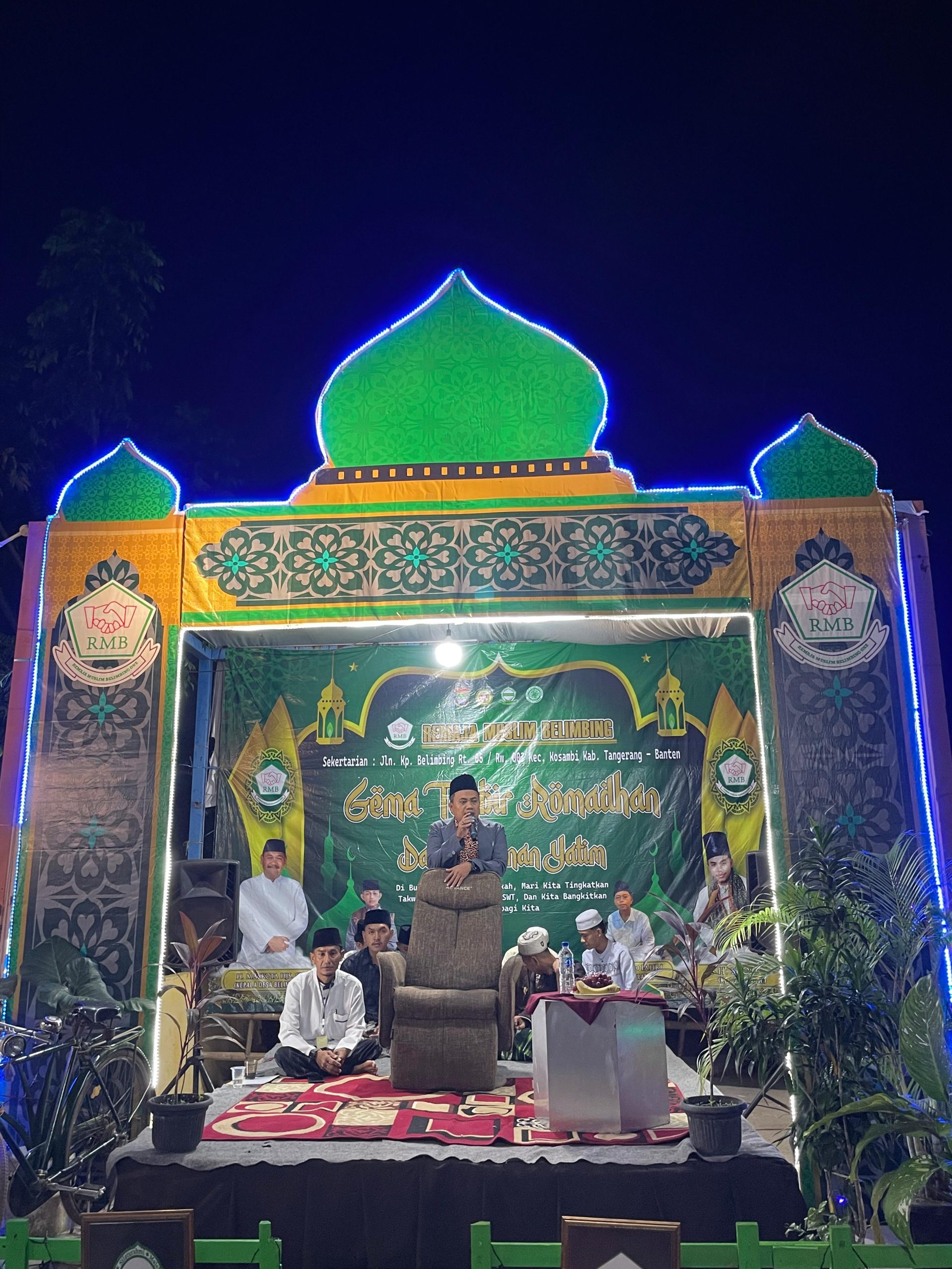 Keluarga Besar Muslim Desa Belimbing Menyantuni Anak Yatim Sebanyak 35 Anak Yatim