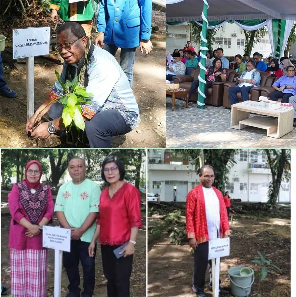 GERAKAN SEJUTA POHON DI AMBON, KOLABORASI BPOM DAN UNPATTI DORONG KELESTARIAN DAN HILIRISASI