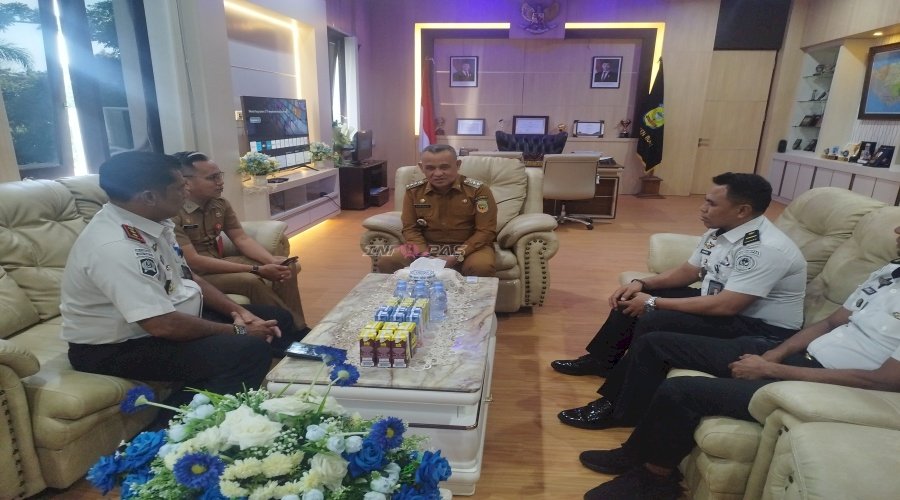 Koordinasikan Pembangunan Bapas di Namlea, Kalapas Namlea Audiensi dengan Bupati Buru